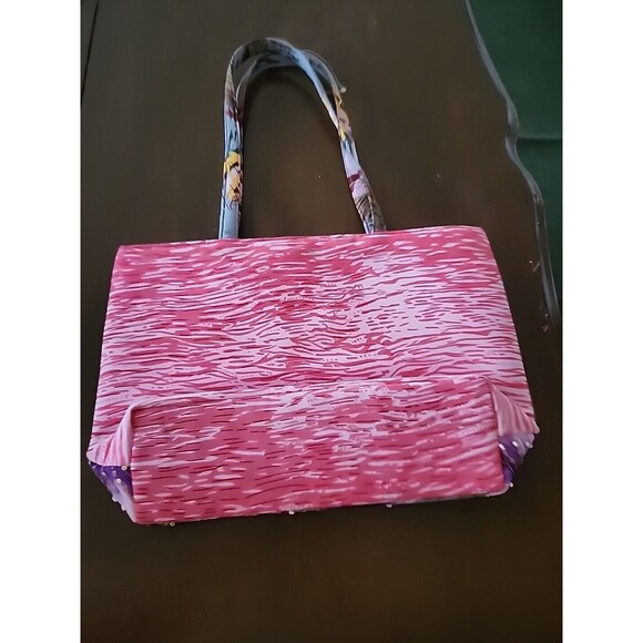 NWOT Beaded Beach Bag Pink Tote - Sailboat, Embellished Palm Tree, Women's Purse - Picture 4 of 9